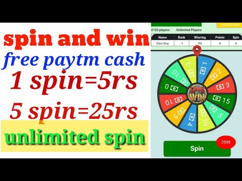 Best earning website | spin karke paise kamao | free paytm cash unlimited trick