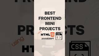Best HTML Mini Project Topics 👨‍💻 #frontenddevelopment #project #miniproject