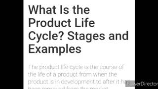 Brands in different product life cycle stages