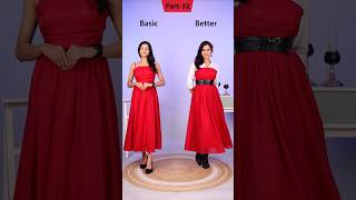 Basic vs. Better 💃✨ #style #fashion #fashionstyle #styling #alamode #dresses #viral #styleyouraura