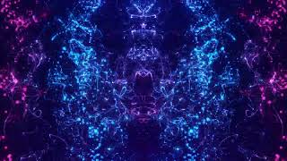 Colorful background of bright blue and pink glowing abstract #vjloops, #yogabackround #djloop