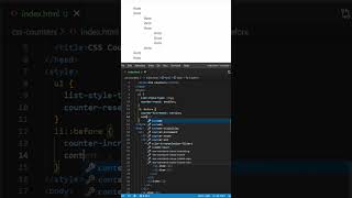 💡CSS Tricks You Didn't Know  |😲CSS COUNTERS = HACK? | Code Guy #shots #trending #csstricks #css3