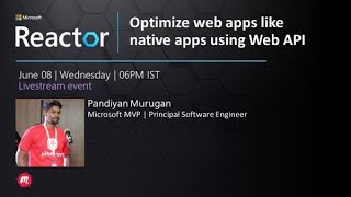 Optimize web apps like native apps using Web API