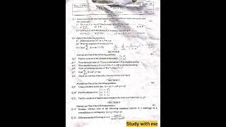 Class 12th 1st unit test math question paper 2023 #shorts #viral #shortvideo #unittest #ut #short