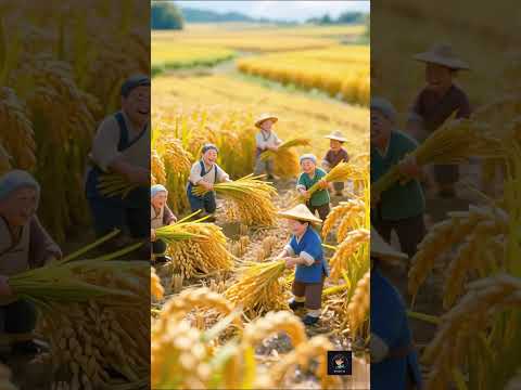 Wheat Field 🌾 #ai #aivideoshorts #animation #wheatfield