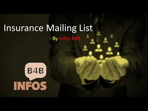 Accurate Insurance Mailing Lists providers in USA, UK, Singapore #insurance #mailing #email #lists