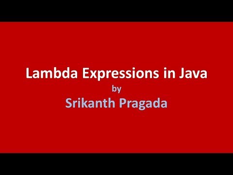 How to use Lambda Expressions in Java
