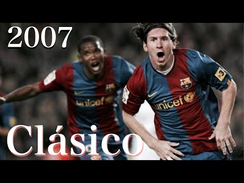 【カンプノウの衝撃】19歳のメッシがクラシコで無双劇！バルセロナvsレアルマドリード　2006-07 Memorial much