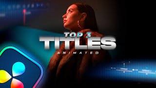 How to Create Stunning Text Animations in DaVinci Resolve (Top 3 Techniques)