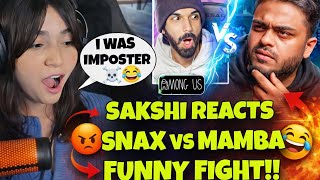 S8UL Sakshi Shocked by Snax & Mamba In Amoung Us ✅