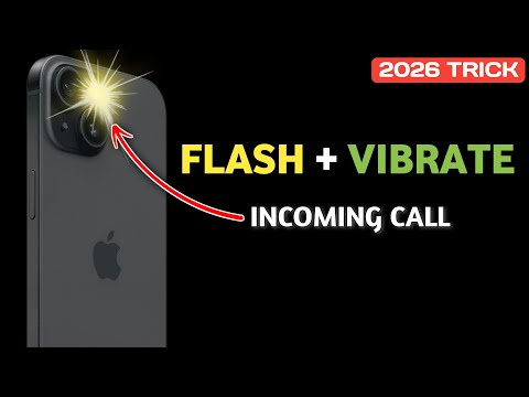 iPhone me Call aate hi Flashlight + Vibration kaise ON kare (2026) 