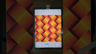 New seamless pattern art in Procreate #looping #weaving #artshorts