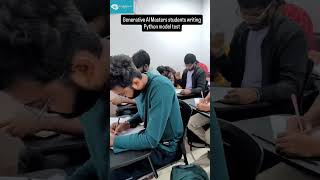Generative AI Masters students writing Python model test #generativeai #python #ai  #chatgpt