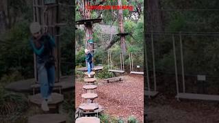 #comando #training #treesurfing #zipline #risky #dangerous #gaming #youtubeshorts #algorithm