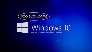 stop auto update windows 10 2016 update