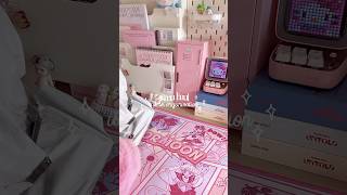 temu haul - desk organisation 🤍💭 #temu #haul #asmr #unboxing #kawaii #sanrio #desktop #cute