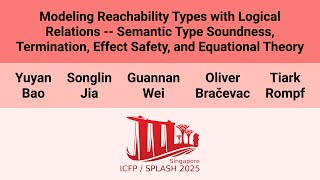 [OOPSLA'25] Modeling Reachability Types with Logical Relations -- Semantic Type Soundness,(…)