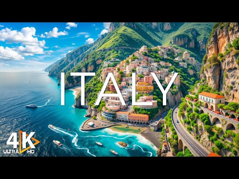 ITALY 4K - Scenic Relaxation Film with Calm Music - 4K Video Ultra HD