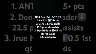 NBA Best Sleeper Picks MLK Day 1/20/25 #sleeperpicks #cashout
