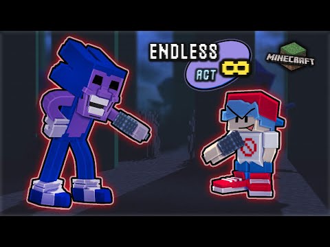 "Endless" Friday Night Funkin' Vs. Sonic.exe / Majin Sonic (Minecraft Animation)