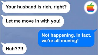 【Apple】My crazy mom comes back after 17 years and tries to move in but luckily for me I have a plan