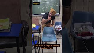 direction of angular velocity #neet #jeemains #cbse #class11thphysics