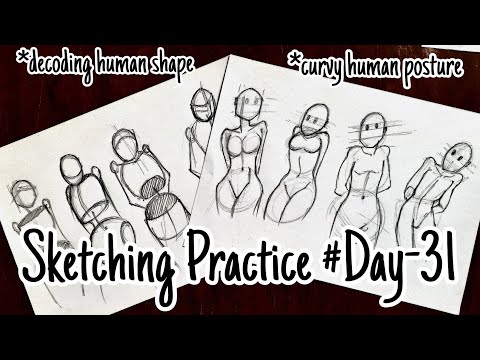 #HumanPostures Sketching Practice#Day-31#ceedpreperation##dailysketch#nid#ceed#sketching#sketchwith