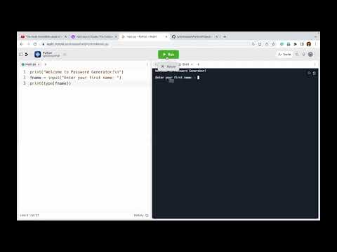 Password Generator Simple Python Project for Beginners | Python Project 1