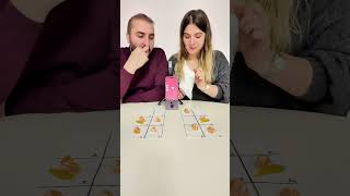 Whoever Gets the Salty Mandarin Loses! 🍊😳 #boardgames #challenge #funny