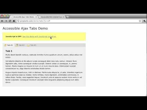 Accessibility: Web Apps: Dynamic Elements: Part 2