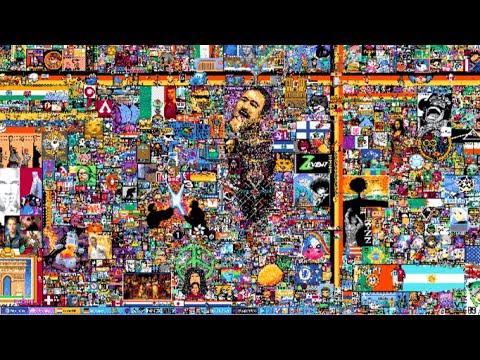 Reddit r/place 🤯 A Magical Place!   April 4th 2022!
