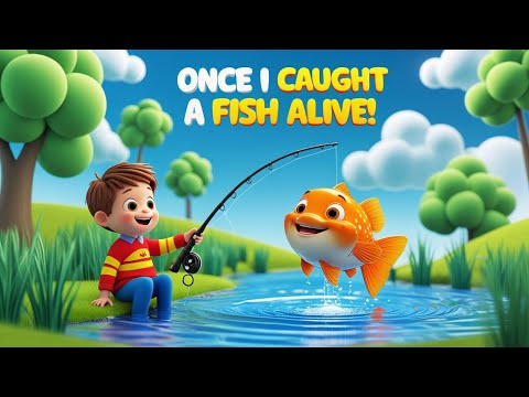 Once I Caught A Fish Alive | Let's Count 1 to 10 | Nursery Rhyme For Kids #kidssongs #nurseryrhymes