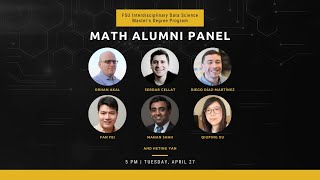 FSU Interdisciplinary Data Science Program: Math Alumni Panel