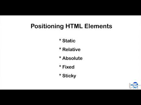 12. CSS - Positioning HTML Elements Part-1