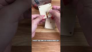 Interesting IQ test puzzle, how to remove the ring#iq #diy #testiq #iqvideo #puzzle #puzzles