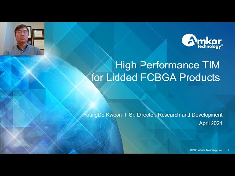 High Thermal Performance TIM (Thermal Interface Material) for Lidded FCBGA Products