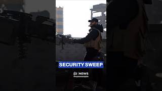 Syrian security forces in Aleppo Kurdish-majority neighbourhood