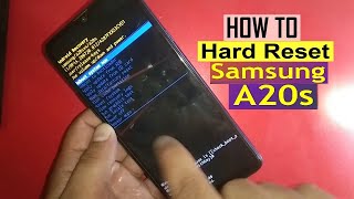 Samsung A20S Hard reset A207F HARD RESET FACTORY RESET SAMSUNG A20s SM-A207F