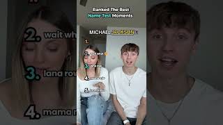 Top 5 Ranked Best Name Test Moments | Viral Test Challenge #ranked #shorts