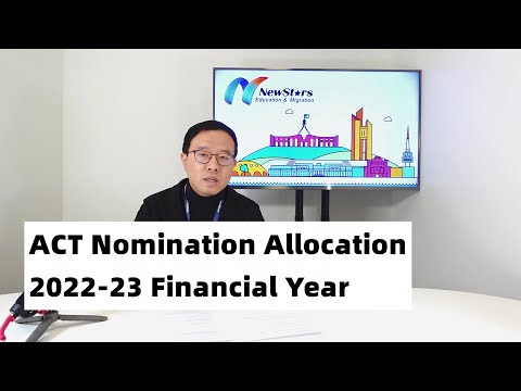 ACT Nomination Allocation (Interim Places) for 2022-23 Financial Year | Canberra Matrix
