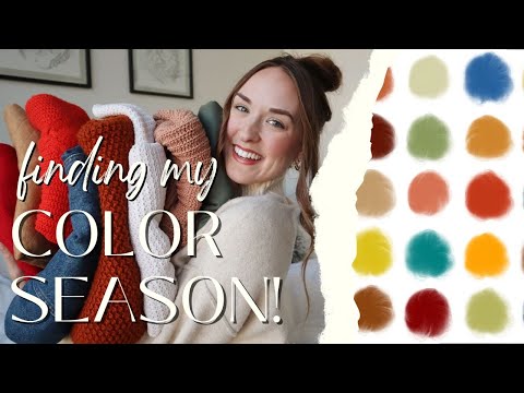 LET'S FIND MY COLOR SEASON! |  How color analysis helps me choose fabric for sewing projects!