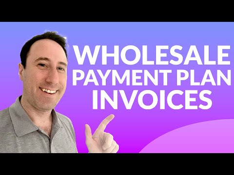 Wholesale Payment Plan Invoices by Wholesale Suite