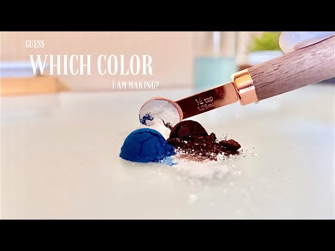 Which Color am I Mixing? I bet you can't guess 😉✨