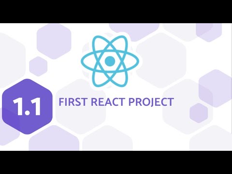 1.1 First React Project || Module 1 || React Complete Guide - 2021
