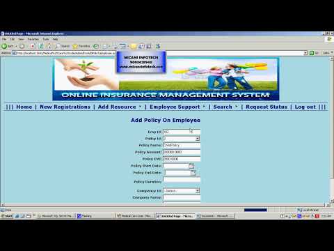 ASP .NET SOURCE CODE FOR ONLINE INSURANCE MANAGEMENT SYSTEM