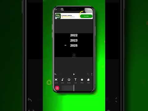 Years Scrolling Effect Video Tutorial | InShot App Editing | @Abidifyy #inshotediting