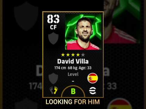 DAVID VILLA (were ) #efootball #2025 #shortvideo #efootballmobiletricks #shorts