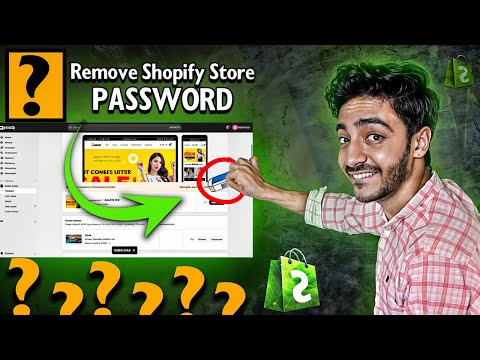 How to remove Password from Shopify store | Simple Steps | Hindi & Urdu