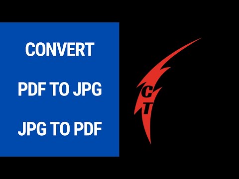 Convert PDF  File  To JPG and JPG To PDF online for free