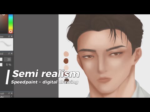 Digital Art 🌟 || Trying Semi Realism || Medibang 🌟
